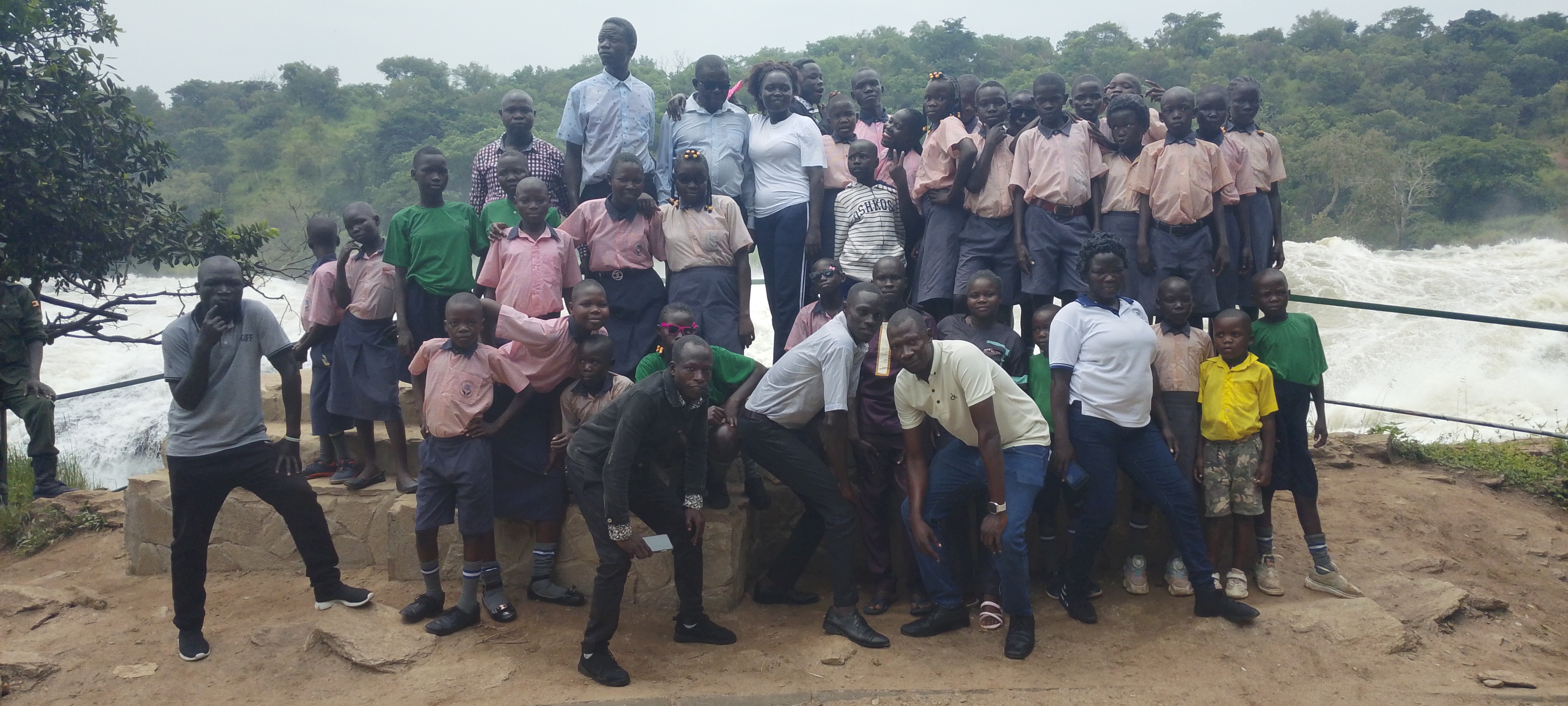 Happy child staff